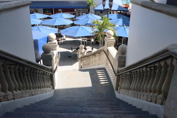 view of modern staircase