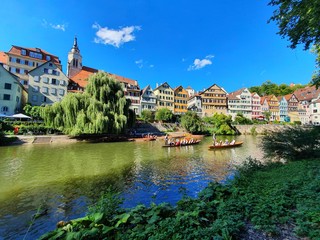Obraz premium panoramic view of old town of strasbourg france