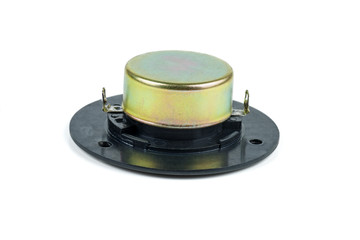 Speaker (tweeter) isolated on white background