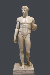 The Doryphoros statue.