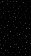 Naklejka na ściany i meble Minimalistic style, the sky with a dim glow of stars. Christmas dark seamless background. Geometric vertical screensaver for gadget screens.