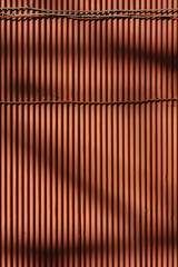 Brown tin plate outer wall  