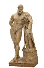 Fototapeta na wymiar Statue of Heracles, Farnese Hercules.