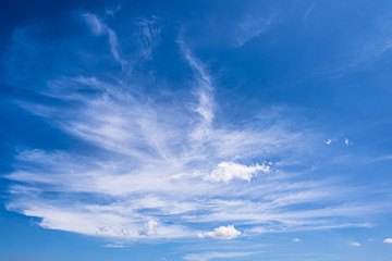 Fototapeta premium Blue sky clouds for background