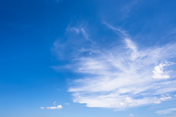 Blue sky clouds for background