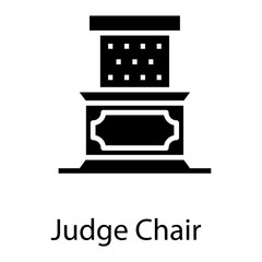  Judge Chair Vector 