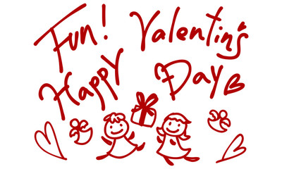 楽しいヴァレンタインデー！Happy Valentin's Day!