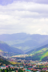Fototapeta na wymiar Thimphu City