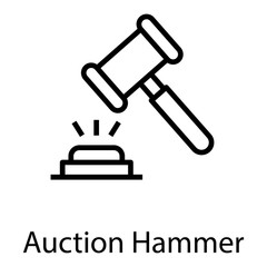  Auction Hammer Vector 