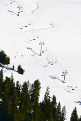 Snowshoeing at eagle bluff in west Vancouver, BC