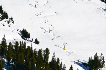 Snowshoeing at eagle bluff in west Vancouver, BC