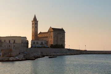 Trani Cathedral at evening