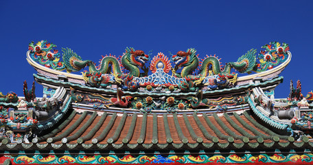 roof of chinese temple