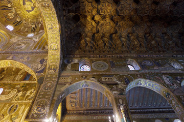 Fototapeta na wymiar Palatine Chapel (Cappella Palatina)