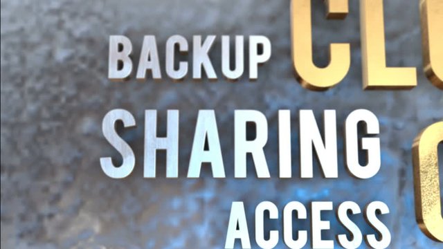 big data storage cloud computing technology concept