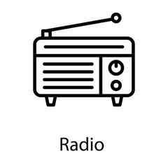  Radio Set Vector 