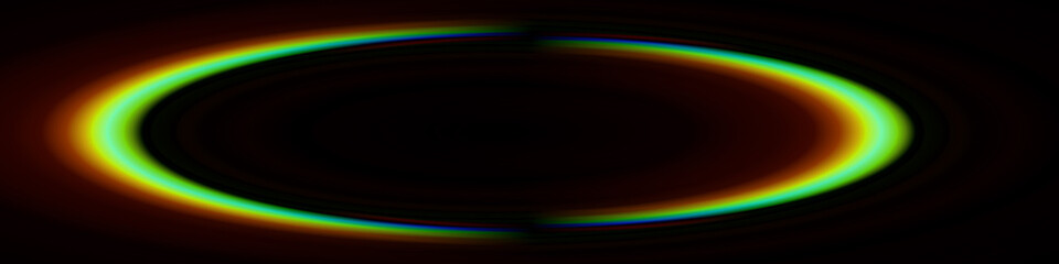 Digital art, panoramic abstract 3D objects, Germany