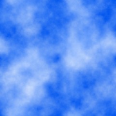 Background with seamless sky texture. Colors: periwinkle, wild blue yonder, cornflower, cerulean, blue bell.
