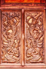 One landmark of Wat Pahuaylad in province Loei, Thailand. A place everyone in every religion can be viewed.