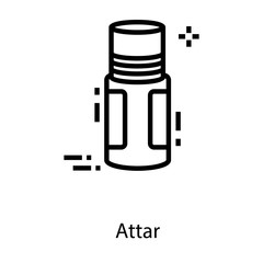  Attar Bottle Vector 
