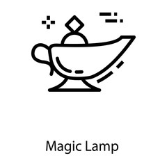  Magic Lamp Vector 