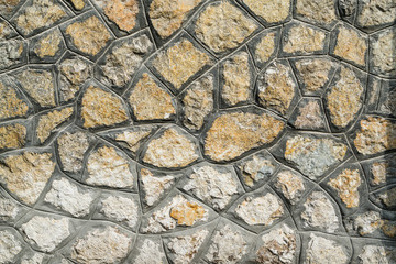 Vintage rock tile texture floor for background.
