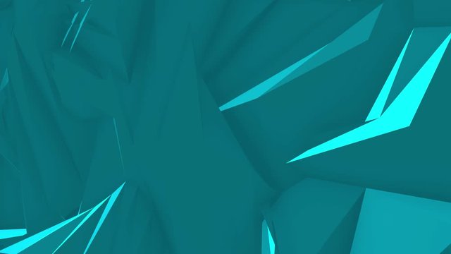 Waving geometric polygon mir shapes with dots for connection, web, network, Hi- Tech, communication projects. Motion Graphic background animation texture backdrop.