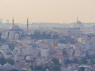 Naklejka premium Aerial view of Istanbul, Turkey