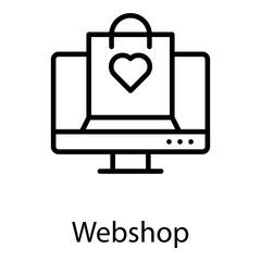  Line Webshop Vector 