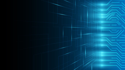 information abstract technology background,blue circuit system technology background,speed connection communication technology