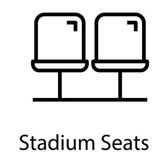  Stadium Seats Vector 