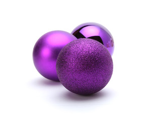 Violet New Year ball.