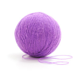 Ball of wool yarn.