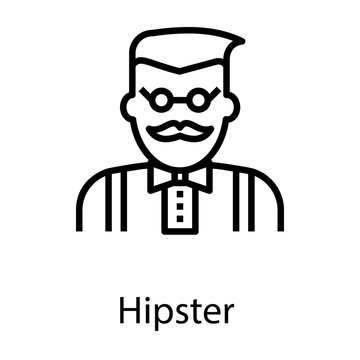  Hipster Line Avatar 