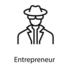  Entrepreneur Avatar vector 