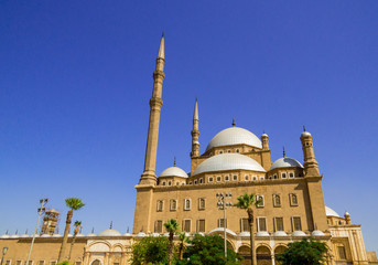 Fototapeta na wymiar Mosque of Muhammad Ali, Cairo Citadel, Egypt
