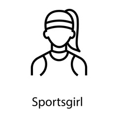 Sports Girl Avatar 