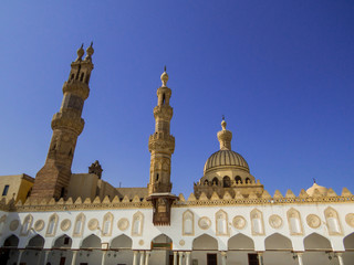 View of Al Azhar Mosque in Cairo, Egypt