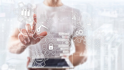 Technology innovation and process automation. Smart industry 4.0.