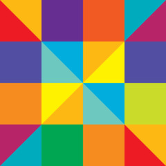 geometric abstract background, poster design, simple shapes in complex geometric form