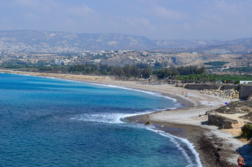 view of the beach