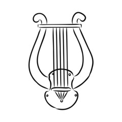 illustration of lyre