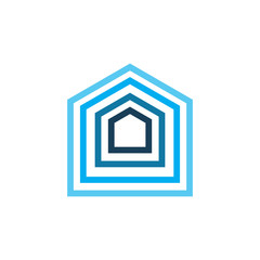 house line color logo design