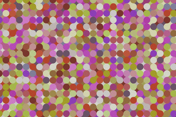 Colorful pattern with different shapes objects. Texture background for textile, print, paper, fabric background, wallpaper