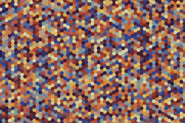 Colorful pattern with different shapes objects. Texture background for textile, print, paper, fabric background, wallpaper