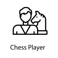  Chess Player Vector 
