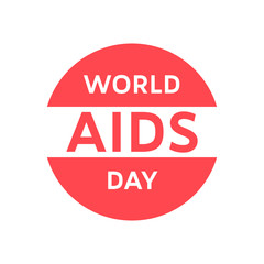 Design about World AIDS Day in Vector Illustration