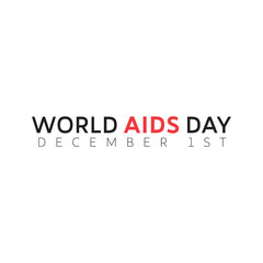 Design about World AIDS Day in Vector Illustration