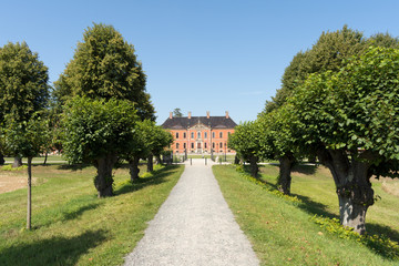 Feston Avenue at Bothmer Castle near Boltenhagen, Baltic Sea, Mecklenburg Western Pomerania, Germany, Europe