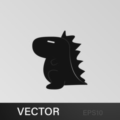 toy dragon icon. Element of toys for mobile concept and web apps. Icon for website design and development, app development. Premium icon